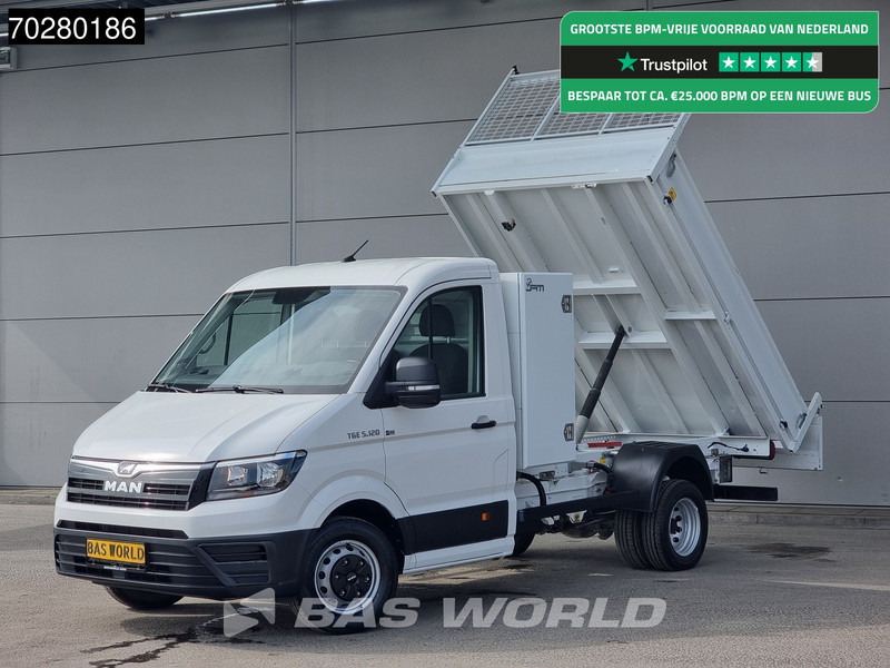 MAN TGE 5.120 Kipper Dubbellucht 3500kg trekhaak Navi Airco Cruise Tipper Benne Kieper Airco Cruise control - Mažas savivartis: foto 1 MAN TGE 5.120 Kipper Dubbellucht 3500kg trekhaak Navi Airco Cruise Tipper Benne Kieper Airco Cruise control - Mažas savivartis: foto 1