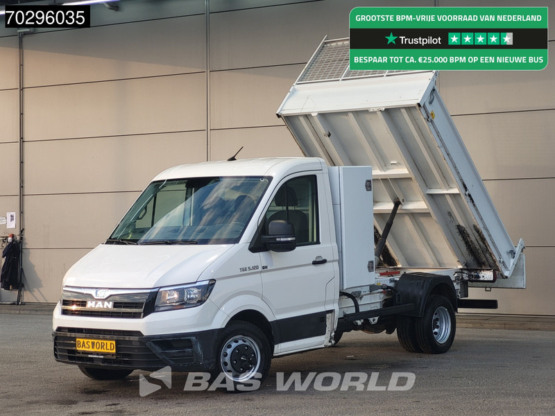 MAN TGE 5.120 Kipper met Kist Dubbellucht 3,5t Trekhaak Navi Airco Cruise Camera Euro6 Kieper Tipper Benne Airco Trekhaak Cruise control - Mažas savivartis: foto 1 MAN TGE 5.120 Kipper met Kist Dubbellucht 3,5t Trekhaak Navi Airco Cruise Camera Euro6 Kieper Tipper Benne Airco Trekhaak Cruise control - Mažas savivartis: foto 1