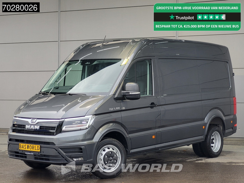 MAN TGE 5.160 Uniek! Dubbellucht Automaat L3H3 160PK ACC LED Navi Airco Camera Parkeersensoren v+a 12,4inch-Display CarPlay Euro6 L2H2 Airco - Krovininis mikroautobusas: foto 1 MAN TGE 5.160 Uniek! Dubbellucht Automaat L3H3 160PK ACC LED Navi Airco Camera Parkeersensoren v+a 12,4inch-Display CarPlay Euro6 L2H2 Airco - Krovininis mikroautobusas: foto 1