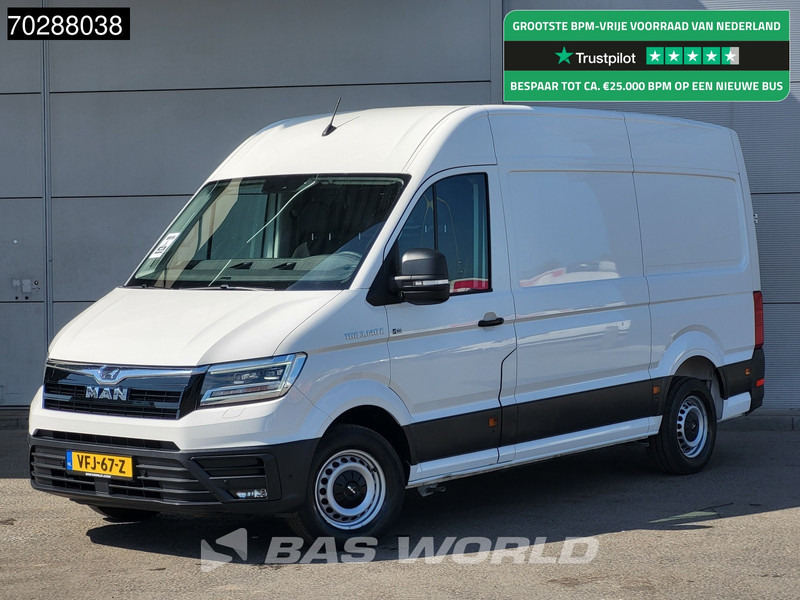 MAN eTGE 3.140 Elektrisch 115km WLTP 36kWh L3H3 LED Navi Airco Cruise Camera Parkeersensoren L2H2 12m3 Airco Cruise control - Krovininis mikroautobusas, Elektrinis furgonas: foto 1 MAN eTGE 3.140 Elektrisch 115km WLTP 36kWh L3H3 LED Navi Airco Cruise Camera Parkeersensoren L2H2 12m3 Airco Cruise control - Krovininis mikroautobusas, Elektrinis furgonas: foto 1