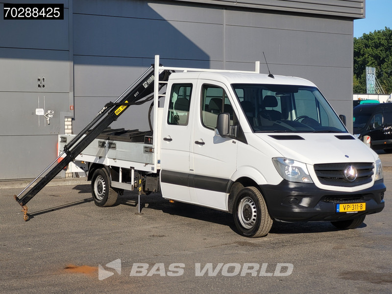 Mercedes-Benz Sprinter 310 CDI Euro6 Automaat Open laadbak Kraanwagen HIAB 017T-2 Navi Airco Euro6 Kraan Crane Kranwagen Pickup Pritsche Airco - Bortinis automobilis: foto 1 Mercedes-Benz Sprinter 310 CDI Euro6 Automaat Open laadbak Kraanwagen HIAB 017T-2 Navi Airco Euro6 Kraan Crane Kranwagen Pickup Pritsche Airco - Bortinis automobilis: foto 1