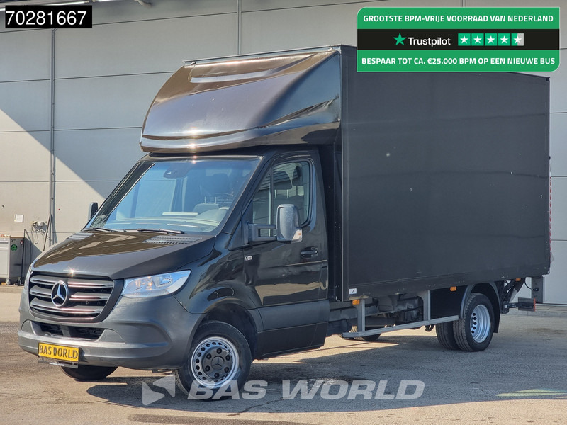 Furgonas su krovinių dėže Mercedes-Benz Sprinter 514 CDI Automaat Laadklep Bakwagen Dubbellucht Airco Cruise Euro6 Meubelbak Koffer Airco Cruise control: foto 1