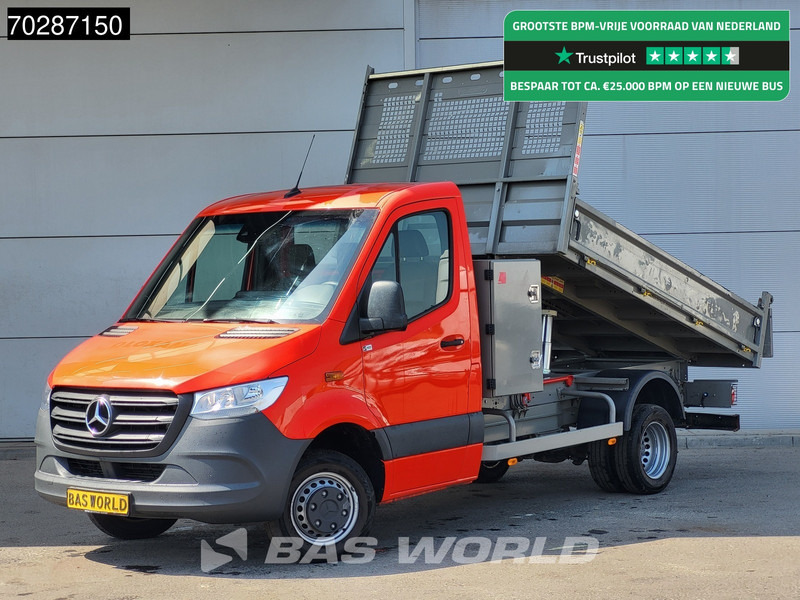 Mercedes-Benz Sprinter 514 CDI Kipper met Kist Dubbellucht 3,5t Trekhaak Airco Cruise Euro6 Tipper Benne Kieper 2m3 Airco Trekhaak Cruise control - Mažas savivartis: foto 1 Mercedes-Benz Sprinter 514 CDI Kipper met Kist Dubbellucht 3,5t Trekhaak Airco Cruise Euro6 Tipper Benne Kieper 2m3 Airco Trekhaak Cruise control - Mažas savivartis: foto 1