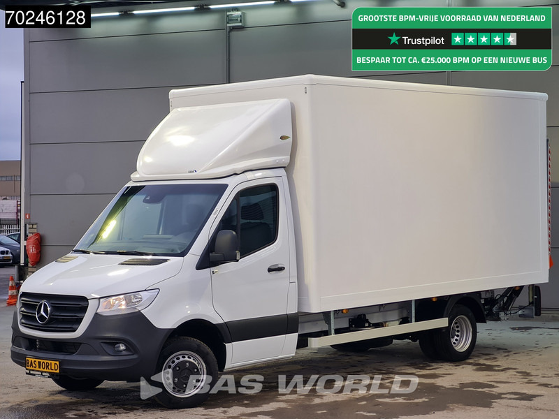 Mercedes-Benz Sprinter 515 CDI Automaat 1000kg Laadklep Zijdeur Dubbellucht Bakwagen MBUX Airco Cruise MBUX Koffer Meubelbak 21m3 Airco Cruise control - Furgonas su krovinių dėže: foto 1 Mercedes-Benz Sprinter 515 CDI Automaat 1000kg Laadklep Zijdeur Dubbellucht Bakwagen MBUX Airco Cruise MBUX Koffer Meubelbak 21m3 Airco Cruise control - Furgonas su krovinių dėže: foto 1