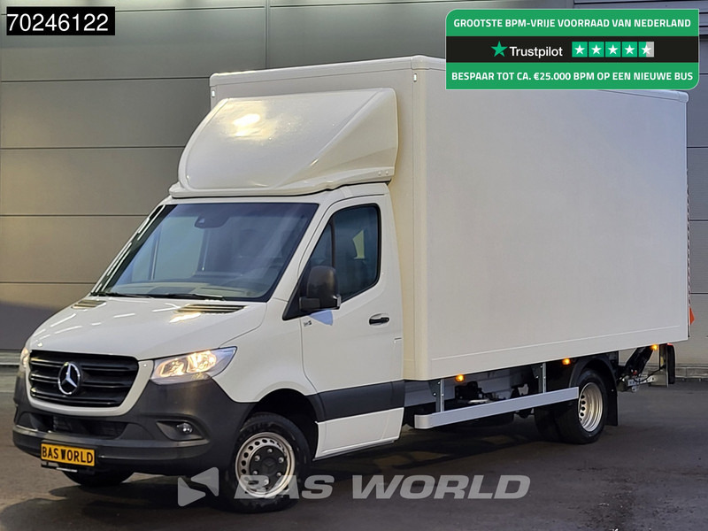 Mercedes-Benz Sprinter 515 CDI Automaat Laadklep Zijdeur Dubbellucht Bakwagen MBUX Airco Cruise MBUX Koffer Meubelbak 21m3 Airco Cruise control - Furgonas su krovinių dėže: foto 1 Mercedes-Benz Sprinter 515 CDI Automaat Laadklep Zijdeur Dubbellucht Bakwagen MBUX Airco Cruise MBUX Koffer Meubelbak 21m3 Airco Cruise control - Furgonas su krovinių dėže: foto 1