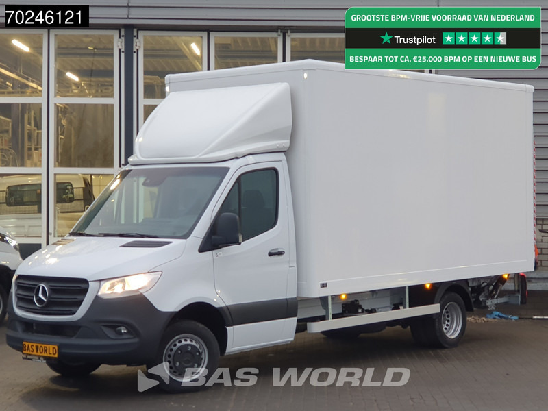 Mercedes-Benz Sprinter 515 CDI Automaat Laadklep Zijdeur Dubbellucht Bakwagen MBUX Airco Cruise MBUX Koffer Meubelbak 21m3 Airco Cruise control - Furgonas su krovinių dėže: foto 1 Mercedes-Benz Sprinter 515 CDI Automaat Laadklep Zijdeur Dubbellucht Bakwagen MBUX Airco Cruise MBUX Koffer Meubelbak 21m3 Airco Cruise control - Furgonas su krovinių dėže: foto 1