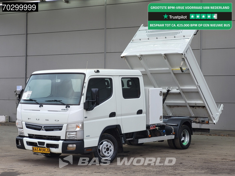 Mitsubishi Canter 3C15 3.0L Kipper met Kist Dubbel Cabine Dubbellucht 3,5t Trekhaak 150PK Airco Euro6 Tipper Benne Kieper Airco Trekhaak - Mažas savivartis: foto 1 Mitsubishi Canter 3C15 3.0L Kipper met Kist Dubbel Cabine Dubbellucht 3,5t Trekhaak 150PK Airco Euro6 Tipper Benne Kieper Airco Trekhaak - Mažas savivartis: foto 1