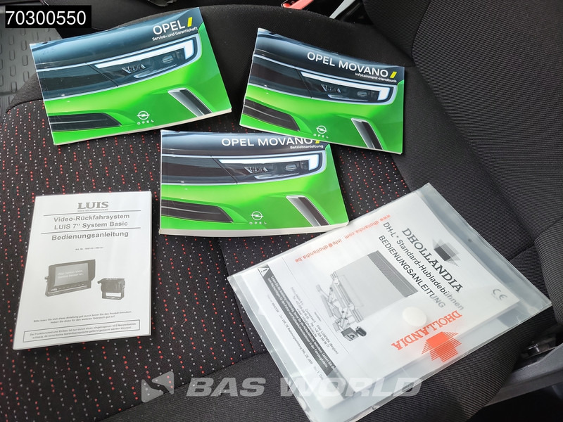 Furgonas su krovinių dėže Opel Movano 140PK Laadklep Bakwagen Airco Cruise Camera Euro6 Meubelbak Koffer Airco Cruise control: foto 16