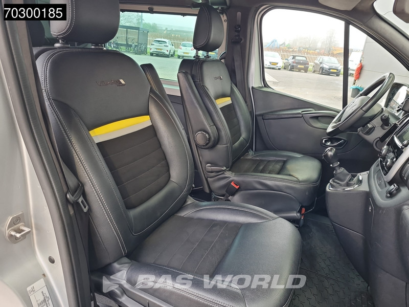 Mažas furgonas Opel Vivaro 145pk IRMSCHER Dubbel Cabine 2x Schuifdeur L2H1 Trekhaak Airco Cruise Camera Parkeersensoren Leder APK 10-2026 Euro6 L2 DC Doka Mixto: foto 11