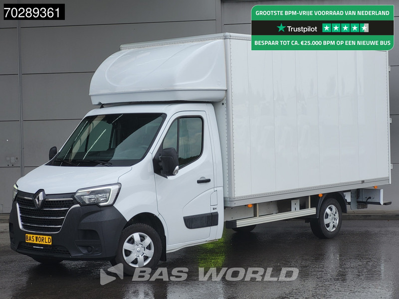 Renault Master 145PK Bakwagen Achterdeuren Navi LED Airco Euro6 Meubelbak Koffer 21m3 Airco - Furgonas su krovinių dėže: foto 1 Renault Master 145PK Bakwagen Achterdeuren Navi LED Airco Euro6 Meubelbak Koffer 21m3 Airco - Furgonas su krovinių dėže: foto 1