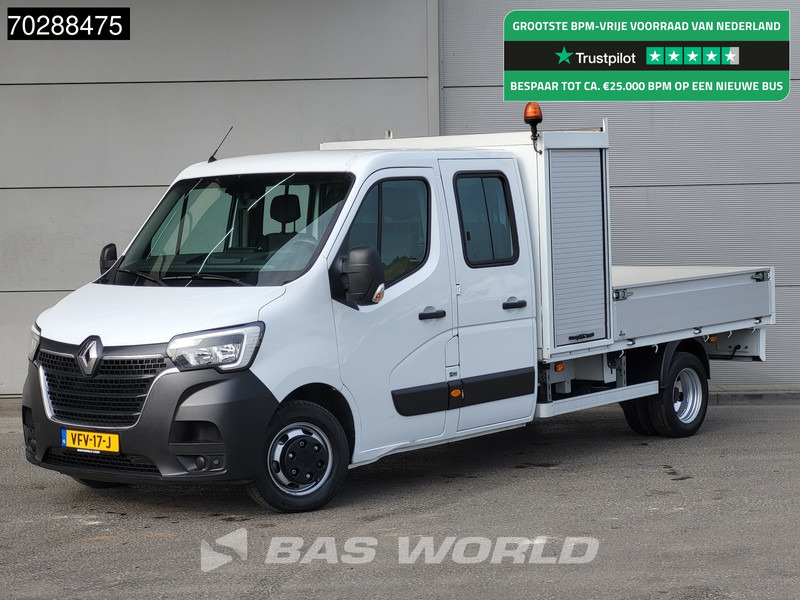 Renault Master 145PK Open Laadbak Dubbellucht 3,5t Trekhaak LED Airco Cruise Standkachel Euro6 Pritsche Pickup Open Box Airco Trekhaak Cruise control - Bortinis automobilis: foto 1 Renault Master 145PK Open Laadbak Dubbellucht 3,5t Trekhaak LED Airco Cruise Standkachel Euro6 Pritsche Pickup Open Box Airco Trekhaak Cruise control - Bortinis automobilis: foto 1
