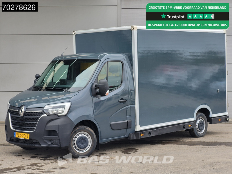 Renault Master 150PK Bakwagen Airco Cruise Luchtvering Meubelbak Plancher Verkoopwagen Foodtruck Paardenwagen 18m3 Airco Cruise control - Furgonas su krovinių dėže: foto 1 Renault Master 150PK Bakwagen Airco Cruise Luchtvering Meubelbak Plancher Verkoopwagen Foodtruck Paardenwagen 18m3 Airco Cruise control - Furgonas su krovinių dėže: foto 1