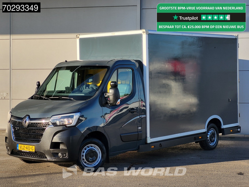Renault Master 150PK Bakwagen Airco Cruise Luchtvering Meubelbak Plancher Verkoopwagen Foodtruck Paardenwagen 18m3 Airco Cruise control - Furgonas su krovinių dėže: foto 1 Renault Master 150PK Bakwagen Airco Cruise Luchtvering Meubelbak Plancher Verkoopwagen Foodtruck Paardenwagen 18m3 Airco Cruise control - Furgonas su krovinių dėže: foto 1