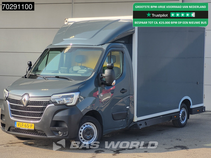 Renault Master 150PK Bakwagen Airco Cruise Luchtvering Meubelbak Plancher Verkoopwagen Foodtruck Paardenwagen 18m3 Airco Cruise control - Furgonas su krovinių dėže: foto 1 Renault Master 150PK Bakwagen Airco Cruise Luchtvering Meubelbak Plancher Verkoopwagen Foodtruck Paardenwagen 18m3 Airco Cruise control - Furgonas su krovinių dėže: foto 1
