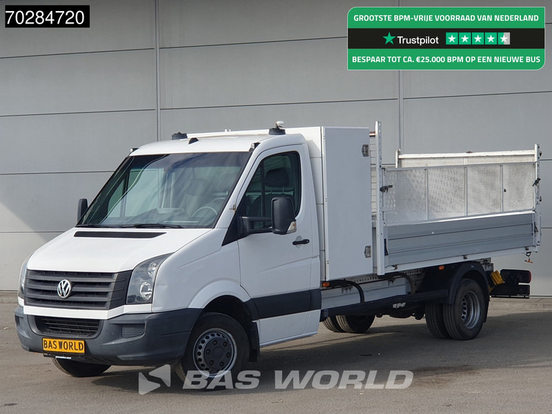 Volkswagen Crafter 136pk Open Laadbak met Kist Dubbellucht 3,5t Trekhaak Airco Euro6 Tipper Benne Kieper Airco Trekhaak - Bortinis automobilis: foto 1 Volkswagen Crafter 136pk Open Laadbak met Kist Dubbellucht 3,5t Trekhaak Airco Euro6 Tipper Benne Kieper Airco Trekhaak - Bortinis automobilis: foto 1