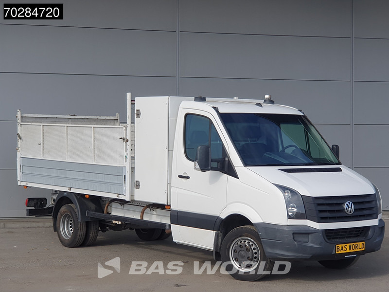 Volkswagen Crafter 136pk Open Laadbak met Kist Dubbellucht 3,5t Trekhaak Airco Euro6 Tipper Benne Kieper Airco Trekhaak - Bortinis automobilis: foto 3 Volkswagen Crafter 136pk Open Laadbak met Kist Dubbellucht 3,5t Trekhaak Airco Euro6 Tipper Benne Kieper Airco Trekhaak - Bortinis automobilis: foto 3