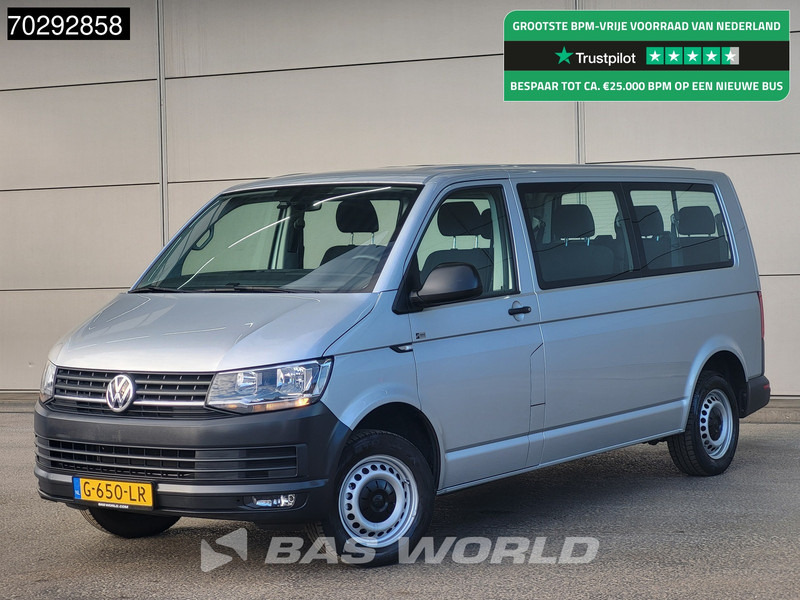 Volkswagen Transporter Incl. BPM & BTW Personenvervoer L2H1 Trekhaak Navi Airco Cruise Camera Parkeersensoren Kombi TV Taxi Euro6 Airco Tre - Mikroautobusas, Keleivinis furgonas: foto 1 Volkswagen Transporter Incl. BPM & BTW Personenvervoer L2H1 Trekhaak Navi Airco Cruise Camera Parkeersensoren Kombi TV Taxi Euro6 Airco Tre - Mikroautobusas, Keleivinis furgonas: foto 1