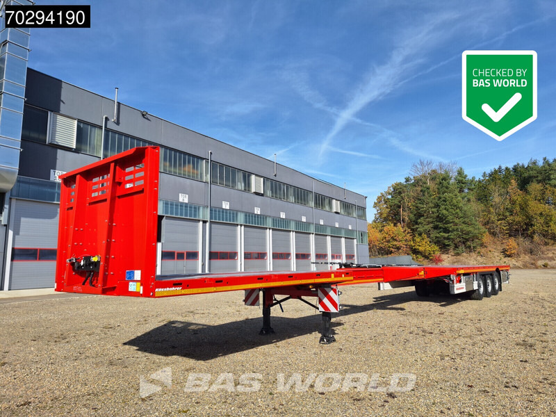 Kässbohrer Extendable (6 900 mm platform extension) 3 axles 3 axle maxima HD platform - Tentinė puspriekabė: foto 1 Kässbohrer Extendable (6 900 mm platform extension) 3 axles 3 axle maxima HD platform - Tentinė puspriekabė: foto 1