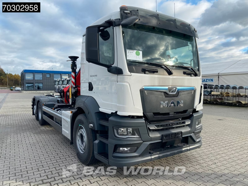 MAN TGS 26.440 6X2 NEW! Fassi 235A Crane Hyva 20-57-S Lift+ Steering Axle Euro 6 - Hook-lift sunkvežimis, Sunkvežimis su kranu: foto 3 MAN TGS 26.440 6X2 NEW! Fassi 235A Crane Hyva 20-57-S Lift+ Steering Axle Euro 6 - Hook-lift sunkvežimis, Sunkvežimis su kranu: foto 3