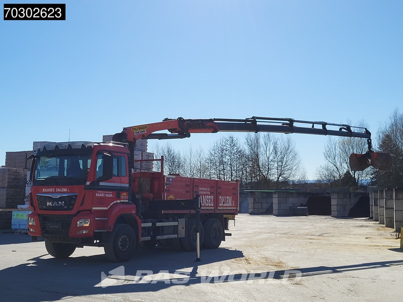 MAN TGS 33.440 6X4 Palfinger PK23001-EH Kran Crane Big-Axle 13m3 tipper Euro 6 - Savivartis sunkvežimis, Sunkvežimis su kranu: foto 2 MAN TGS 33.440 6X4 Palfinger PK23001-EH Kran Crane Big-Axle 13m3 tipper Euro 6 - Savivartis sunkvežimis, Sunkvežimis su kranu: foto 2