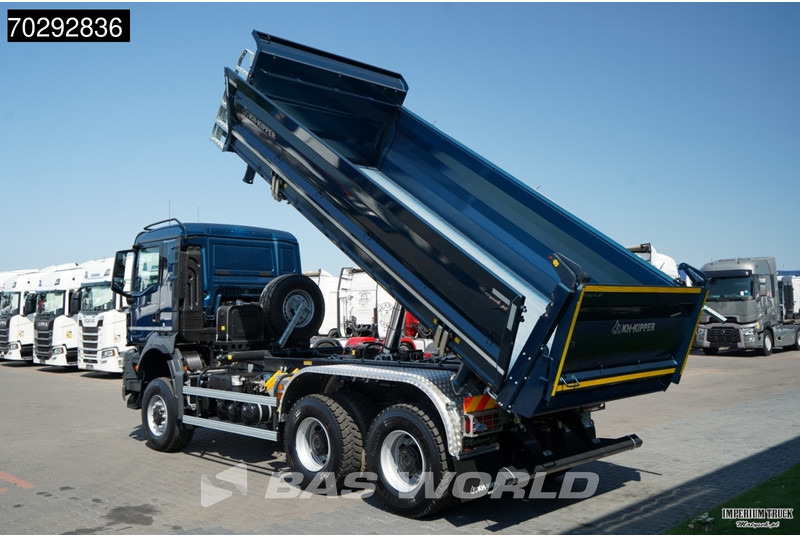 MAN TGS 33.480 TGS 6X6 11m3 KH-3-Way Kipper 6x6 Steel Suspension Automatic Big-Axle Euro 6 - Savivartis sunkvežimis: foto 2 MAN TGS 33.480 TGS 6X6 11m3 KH-3-Way Kipper 6x6 Steel Suspension Automatic Big-Axle Euro 6 - Savivartis sunkvežimis: foto 2