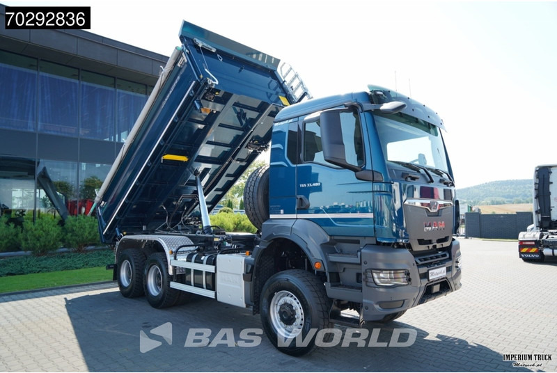 MAN TGS 33.480 TGS 6X6 11m3 KH-3-Way Kipper 6x6 Steel Suspension Automatic Big-Axle Euro 6 - Savivartis sunkvežimis: foto 5 MAN TGS 33.480 TGS 6X6 11m3 KH-3-Way Kipper 6x6 Steel Suspension Automatic Big-Axle Euro 6 - Savivartis sunkvežimis: foto 5