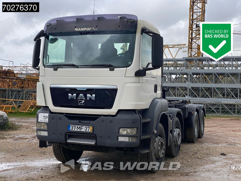 MAN TGS 35.400 8X4 Manual Retarder Big-Axle Steelsuspension Euro 5 - Hook-lift sunkvežimis: foto 1 MAN TGS 35.400 8X4 Manual Retarder Big-Axle Steelsuspension Euro 5 - Hook-lift sunkvežimis: foto 1