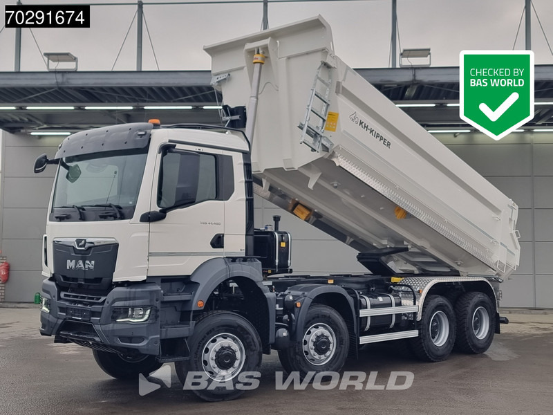 MAN TGS 41.480 8X8 8x8 20m3 KH Kipper tarpaulin Manual Big-axle Steel suspension Euro 6 - Savivartis sunkvežimis: foto 1 MAN TGS 41.480 8X8 8x8 20m3 KH Kipper tarpaulin Manual Big-axle Steel suspension Euro 6 - Savivartis sunkvežimis: foto 1