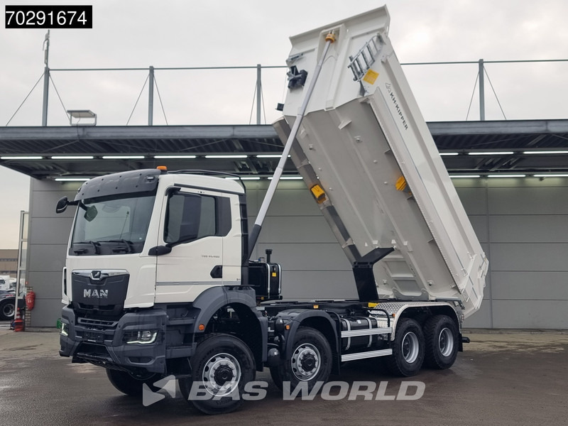 MAN TGS 41.480 8X8 8x8 20m3 KH Kipper tarpaulin Manual Big-axle Steel suspension Euro 6 - Savivartis sunkvežimis: foto 3 MAN TGS 41.480 8X8 8x8 20m3 KH Kipper tarpaulin Manual Big-axle Steel suspension Euro 6 - Savivartis sunkvežimis: foto 3