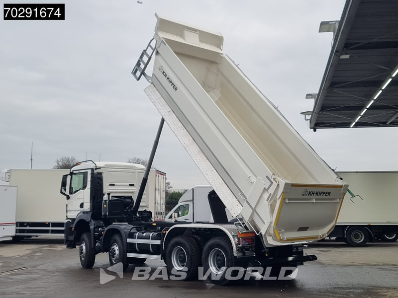 MAN TGS 41.480 8X8 8x8 20m3 KH Kipper tarpaulin Manual Big-axle Steel suspension Euro 6 - Savivartis sunkvežimis: foto 2 MAN TGS 41.480 8X8 8x8 20m3 KH Kipper tarpaulin Manual Big-axle Steel suspension Euro 6 - Savivartis sunkvežimis: foto 2