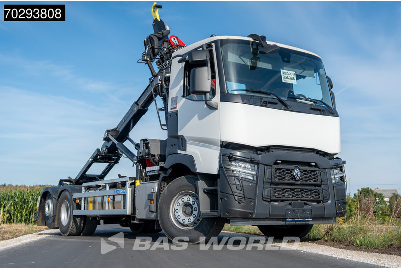 Renault C 480 C 6X2 Penz 15Z 9.5R Hiab 21 Tonnes Lift-Axle Euro 6 - Hook-lift sunkvežimis, Sunkvežimis su kranu: foto 3 Renault C 480 C 6X2 Penz 15Z 9.5R Hiab 21 Tonnes Lift-Axle Euro 6 - Hook-lift sunkvežimis, Sunkvežimis su kranu: foto 3