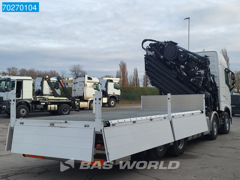 Nauja Platforminis/ Bortinis sunkvežimis, Sunkvežimis su kranu Volvo FH 460 8X2 Effer 1000 9S + 6S Kran + Fly-Jib Liftachse VEB+ Euro 6: foto 19