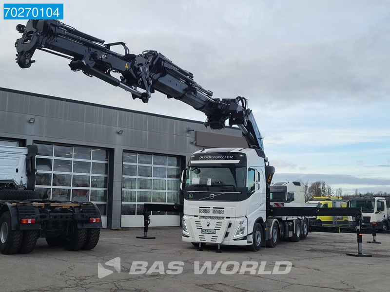Nauja Platforminis/ Bortinis sunkvežimis, Sunkvežimis su kranu Volvo FH 460 8X2 Effer 1000 9S + 6S Kran + Fly-Jib Liftachse VEB+ Euro 6: foto 6