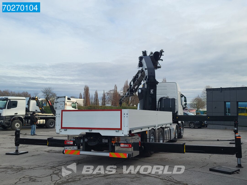 Nauja Platforminis/ Bortinis sunkvežimis, Sunkvežimis su kranu Volvo FH 460 8X2 Effer 1000 9S + 6S Kran + Fly-Jib Liftachse VEB+ Euro 6: foto 8