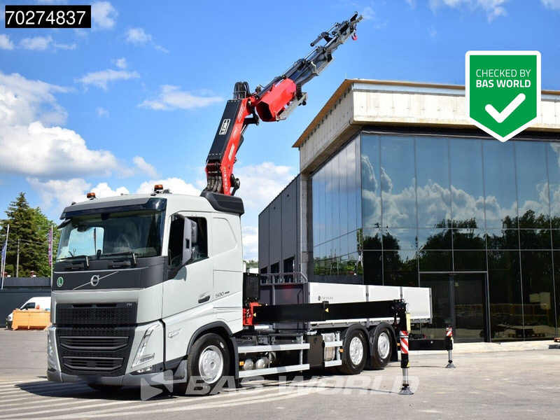Volvo FH 500 6X2 Fassi F545RA Kran Crane VEB+ Lift-Lenkachse Euro 6 Fassi - Platforminis/ Bortinis sunkvežimis, Sunkvežimis su kranu: foto 1 Volvo FH 500 6X2 Fassi F545RA Kran Crane VEB+ Lift-Lenkachse Euro 6 Fassi - Platforminis/ Bortinis sunkvežimis, Sunkvežimis su kranu: foto 1