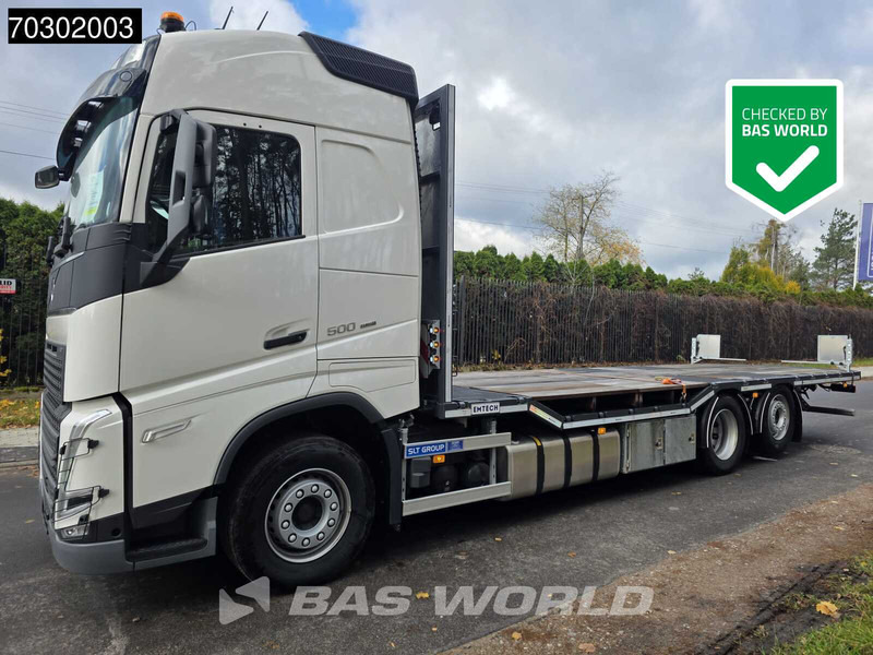 Volvo FH 500 6X2 NEW! Machine transporter Lift+steering Axle VEB+ Euro 6 - Platforminis/ Bortinis sunkvežimis: foto 1 Volvo FH 500 6X2 NEW! Machine transporter Lift+steering Axle VEB+ Euro 6 - Platforminis/ Bortinis sunkvežimis: foto 1
