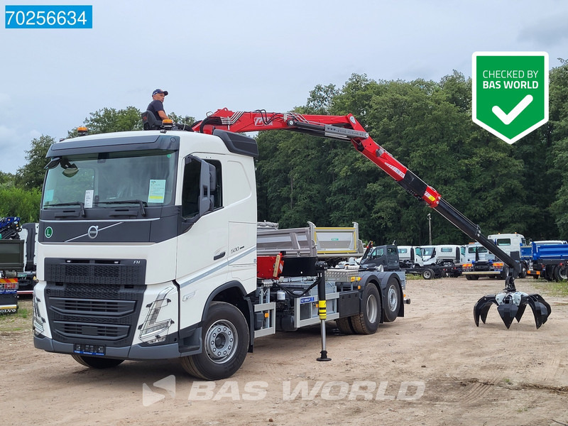 Volvo FH 500 6X2 PENZ 15Z9.50E Crane Hyva 20T HOOK Euro 6 - Hook-lift sunkvežimis, Sunkvežimis su kranu: foto 1 Volvo FH 500 6X2 PENZ 15Z9.50E Crane Hyva 20T HOOK Euro 6 - Hook-lift sunkvežimis, Sunkvežimis su kranu: foto 1