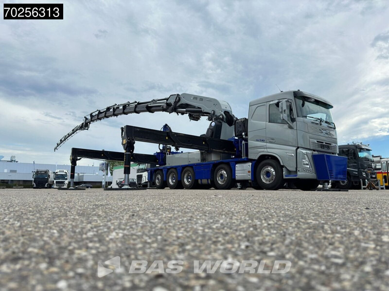 Volvo FH 540 10X4 NEW! Effer 2255 Kran Crane Lift-Lenkachse ACC Navi - Platforminis/ Bortinis sunkvežimis, Sunkvežimis su kranu: foto 2 Volvo FH 540 10X4 NEW! Effer 2255 Kran Crane Lift-Lenkachse ACC Navi - Platforminis/ Bortinis sunkvežimis, Sunkvežimis su kranu: foto 2