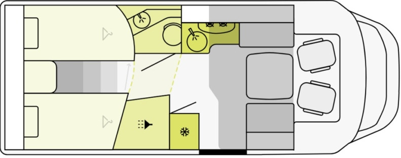 Etrusco T 7400 SBC - Pusiau integruotas kemperis: foto 1 Etrusco T 7400 SBC - Pusiau integruotas kemperis: foto 1