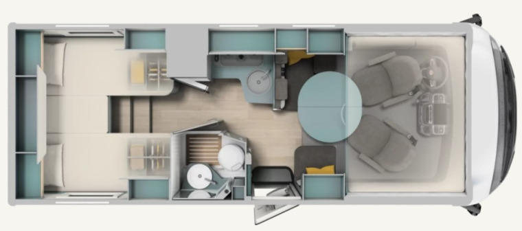 Laika Kosmo H1319 - Integruotas kemperis: foto 1 Laika Kosmo H1319 - Integruotas kemperis: foto 1