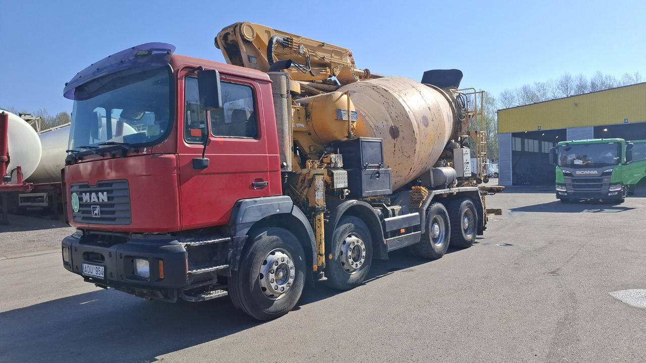 MAN 41.414 - Betonvežis su siurbliu: foto 1 MAN 41.414 - Betonvežis su siurbliu: foto 1