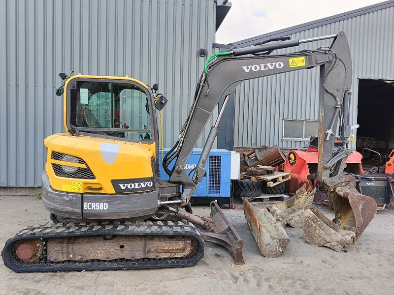 Mini ekskavatorius Volvo ECR 58 D rups graafmachine tracked excavator bagge: foto 6 Mini ekskavatorius Volvo ECR 58 D rups graafmachine tracked excavator bagge: foto 6