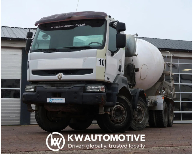 Renault Kerax 370 8X4/ MIXER/ BARYVAL 9 M3/ CRUISE CONTROL/ - Betonvežis: foto 1 Renault Kerax 370 8X4/ MIXER/ BARYVAL 9 M3/ CRUISE CONTROL/ - Betonvežis: foto 1