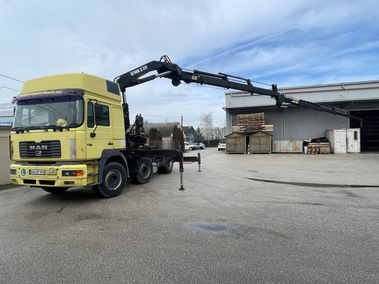 MAN F2000 413 6x2 Manual CRANE Hiab 330+jib 90 21m - Vilkikas: foto 5 MAN F2000 413 6x2 Manual CRANE Hiab 330+jib 90 21m - Vilkikas: foto 5