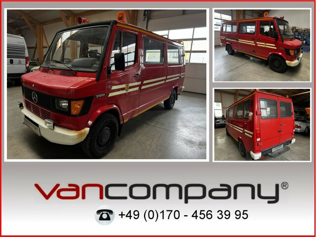 MERCEDES-BENZ T1 310 D Bremer Kombi Feuerwehr1. Hand... - Mikroautobusas, Keleivinis furgonas: foto 1 MERCEDES-BENZ T1 310 D Bremer Kombi Feuerwehr1. Hand... - Mikroautobusas, Keleivinis furgonas: foto 1