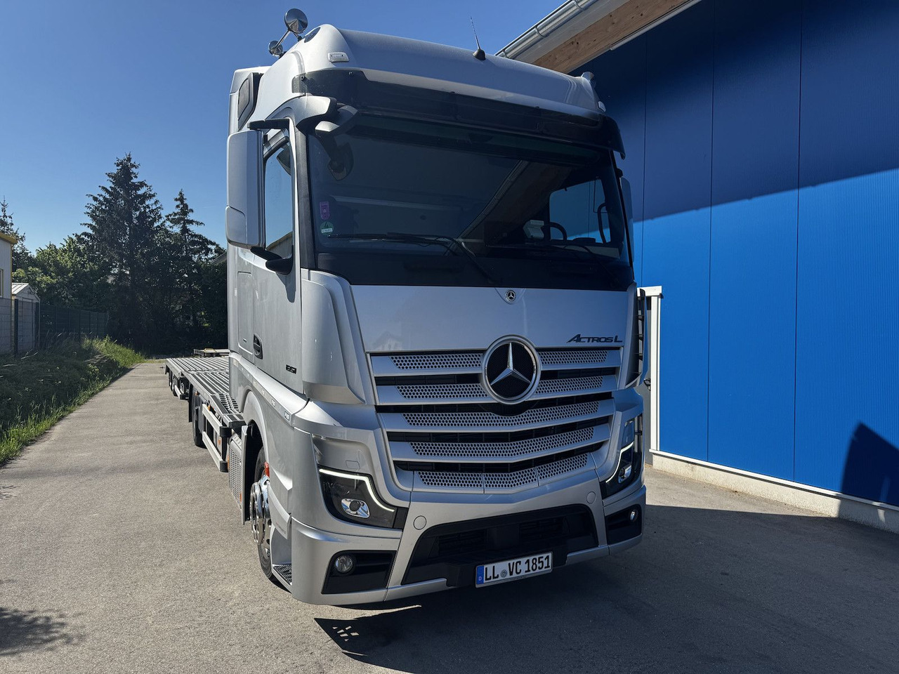 Mercedes-Benz Actros L 1851 FVG Autotransporter + Hänger - Autovežis sunkvežimis: foto 4 Mercedes-Benz Actros L 1851 FVG Autotransporter + Hänger - Autovežis sunkvežimis: foto 4