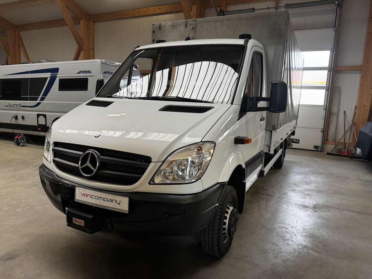Mercedes-Benz Sprinter 516 CDI 4x4 Winde Pritsche LBW - Bortinis automobilis: foto 2 Mercedes-Benz Sprinter 516 CDI 4x4 Winde Pritsche LBW - Bortinis automobilis: foto 2