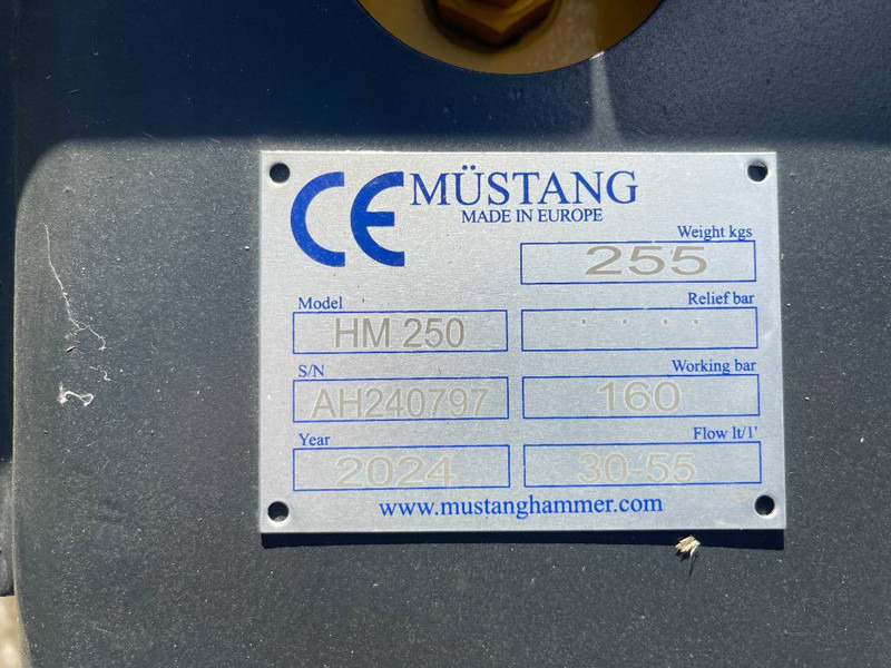 Mustang HM 250 2024 Unused - Hidraulinis kūjis - Statybinė technika: foto 5 Mustang HM 250 2024 Unused - Hidraulinis kūjis - Statybinė technika: foto 5