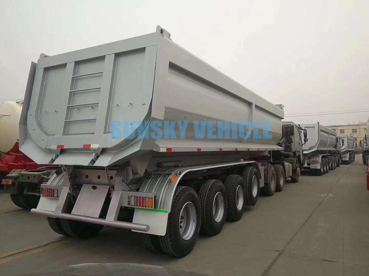SUNSKY 3/4-Axle Dump Trailer - Savivartis puspriekabė: foto 5 SUNSKY 3/4-Axle Dump Trailer - Savivartis puspriekabė: foto 5