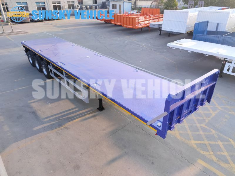 SUNSKY 3-axle Flat Deck Trailer - Platforminė/ Bortinė puspriekabė: foto 3 SUNSKY 3-axle Flat Deck Trailer - Platforminė/ Bortinė puspriekabė: foto 3